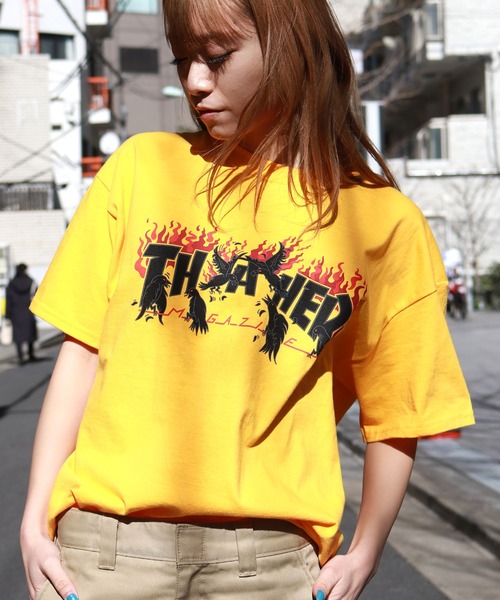 THRASHER 半袖 Tシャツ ストリート コーデ c-boy style thrasher243-n1.jpg