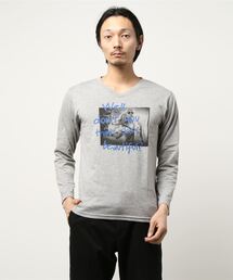 PANHARD（パンハード）の「PANHARD 両染め Vネック ロン TEE (M1)（Tシャツ/カットソー・メンズ）」