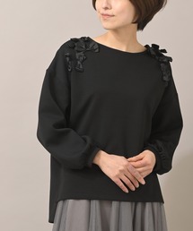ショルダーリボンダンボールプルーオーバー