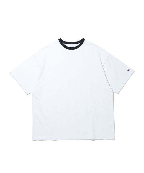 Champion（チャンピオン）の「Champion × BEAMS / 別注 Ringer T-shirt（Tシャツ/カットソー・メンズ・ホワイト/チャコールグレー・LARGE/X-LARGE/SMALL/MEDIUM）」の4枚目の写真