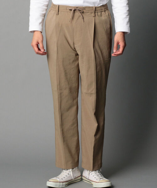 GLOSTER(グロスター)の「EVALET QUICK DRY EASY PANTS イージーパンツ (※吸水速乾、ウォッシャブル、シワになりにくいイージーケア素材を使用!)(その他パンツ・メンズ・ベージュ系その他5/ベージュ/ネイビー・S/L/M)」の4枚目の写真