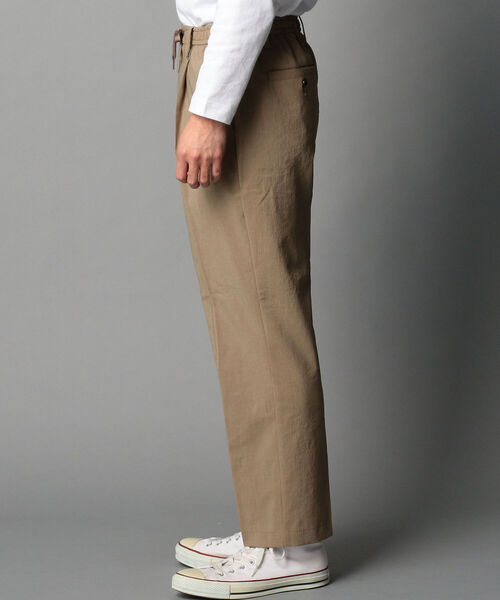 GLOSTER(グロスター)の「EVALET QUICK DRY EASY PANTS イージーパンツ (※吸水速乾、ウォッシャブル、シワになりにくいイージーケア素材を使用!)(その他パンツ・メンズ・ベージュ系その他5/ベージュ/ネイビー・S/L/M)」の5枚目の写真