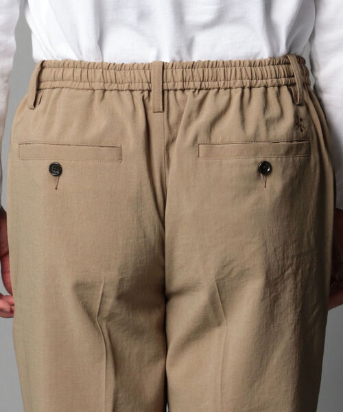 GLOSTER(グロスター)の「EVALET QUICK DRY EASY PANTS イージーパンツ (※吸水速乾、ウォッシャブル、シワになりにくいイージーケア素材を使用!)(その他パンツ・メンズ・ベージュ系その他5/ベージュ/ネイビー・S/L/M)」の9枚目の写真