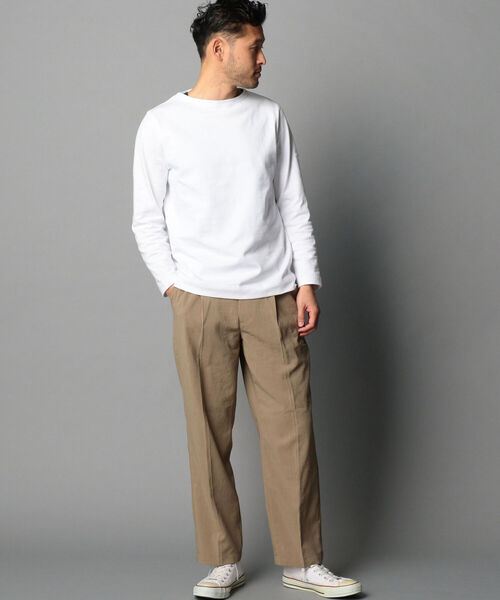 GLOSTER(グロスター)の「EVALET QUICK DRY EASY PANTS イージーパンツ (※吸水速乾、ウォッシャブル、シワになりにくいイージーケア素材を使用!)(その他パンツ・メンズ・ベージュ系その他5/ベージュ/ネイビー・S/L/M)」の14枚目の写真