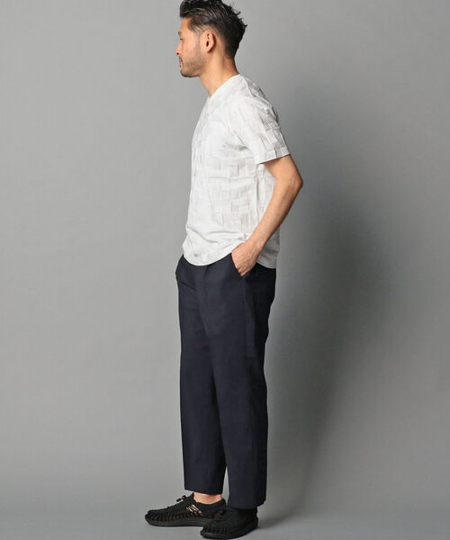GLOSTER(グロスター)の「EVALET QUICK DRY EASY PANTS イージーパンツ (※吸水速乾、ウォッシャブル、シワになりにくいイージーケア素材を使用!)(その他パンツ・メンズ・ベージュ系その他5/ベージュ/ネイビー・S/L/M)」の15枚目の写真