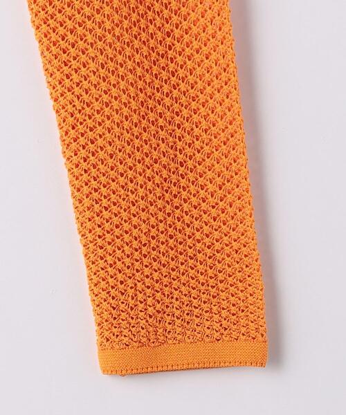 BRACTMENT(ブラクトメント)の「『BRACTMENT(ブラクトメント)』 BM クルーネック メッシュニット(ニット/セーター・レディース・オフホワイト/ブラック/オレンジ・FREE)」の6枚目の写真