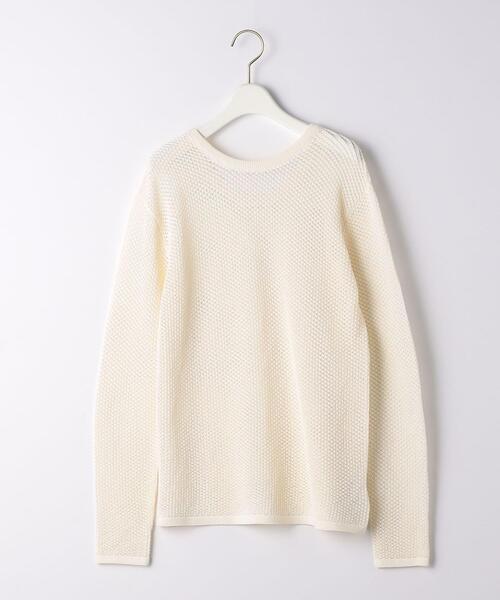 BRACTMENT(ブラクトメント)の「『BRACTMENT(ブラクトメント)』 BM クルーネック メッシュニット(ニット/セーター・レディース・オフホワイト/ブラック/オレンジ・FREE)」の17枚目の写真