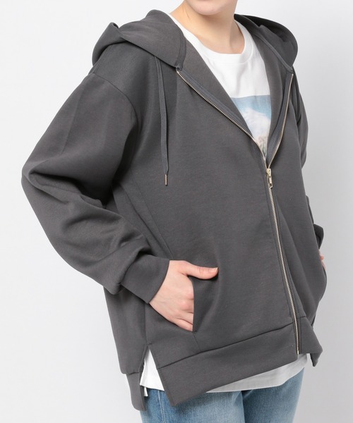 GLOBAL WORK（グローバルワーク）の「ハンサム美人ZIPパーカー【EASY