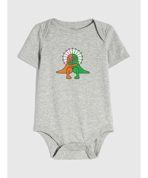 GAP（ギャップ）の「Gap X Ken Lo ボディシャツ（ロンパース・キッズ・ライトグレー/その他2/ベージュ/その他/その他3/レッド/ネイビー/ライラック/ブルー/その他1/ホワイト系その他/ホワイト・6-12M/0-3M/12-18M/18-24M/3-6M）」の4枚目の写真