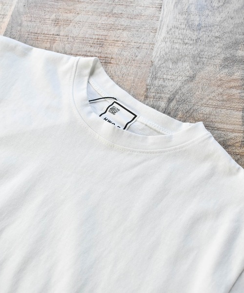 HWG_5(エイチダブルゴー)の「レイヤードスタイルに欠かせないシンプルロンT(Tシャツ/カットソー・レディース・ホワイト/ブラック/グレー・FREE)」の6枚目の写真