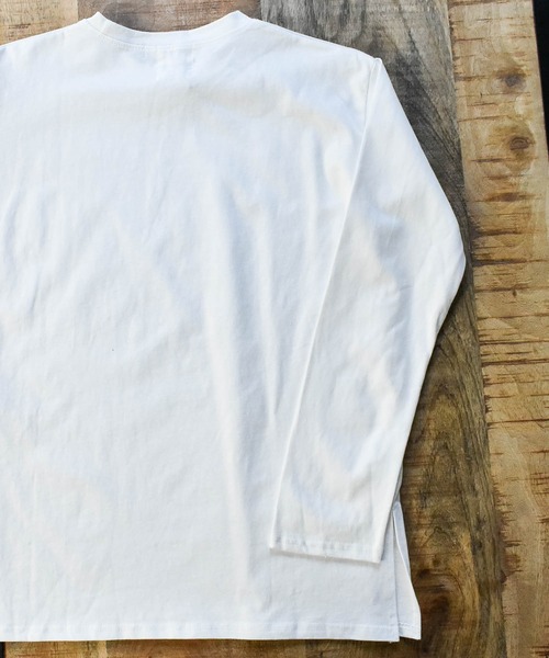 HWG_5(エイチダブルゴー)の「レイヤードスタイルに欠かせないシンプルロンT(Tシャツ/カットソー・レディース・ホワイト/ブラック/グレー・FREE)」の7枚目の写真
