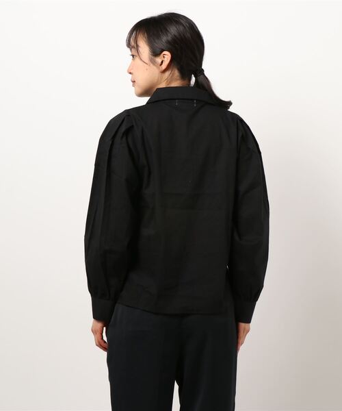 Cheri（シェリ）の「袖ボリュームタックブラウス Cheri/シェリ（シャツ/ブラウス・レディース・イエロー/ブラック/アイボリー/ブルー・FREE）」の5枚目の写真