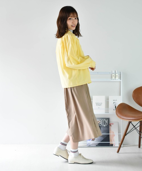 Cheri（シェリ）の「袖ボリュームタックブラウス Cheri/シェリ（シャツ/ブラウス・レディース・イエロー/ブラック/アイボリー/ブルー・FREE）」の8枚目の写真