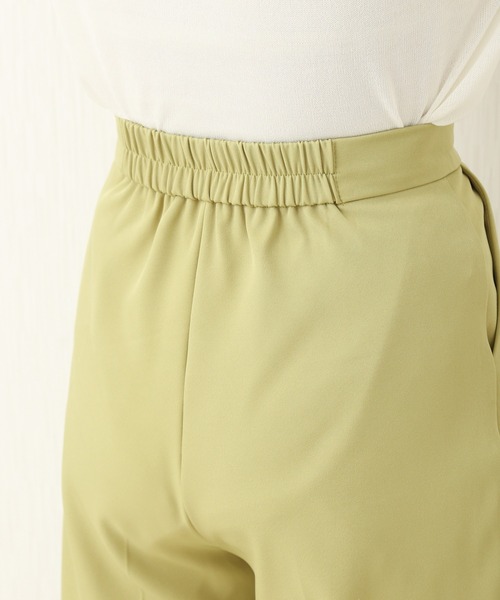 libelle more(リベル モア)の「T/Pu ツインテーパードパンツ(スラックス・レディース・アイボリー/ブラック/グリーン系その他/ベージュ/ブルー・FREE)」の18枚目の写真