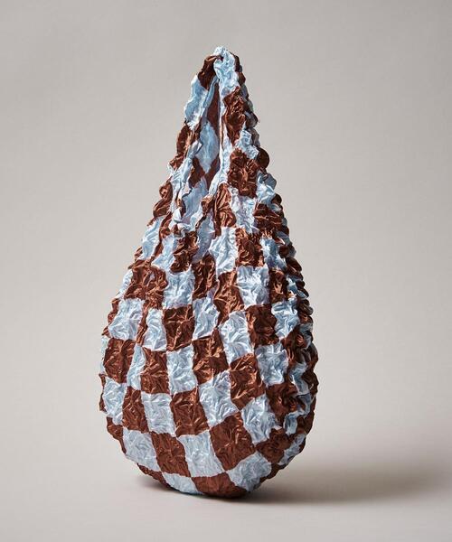 BUNZABURO(ブンザブロウ)の「【別注】BUNZABURO M-ShiboriBAG M(エコバッグ/サブバッグ・レディース・ブラック/パープル/ブラウン/ケリー・FREE)」の5枚目の写真