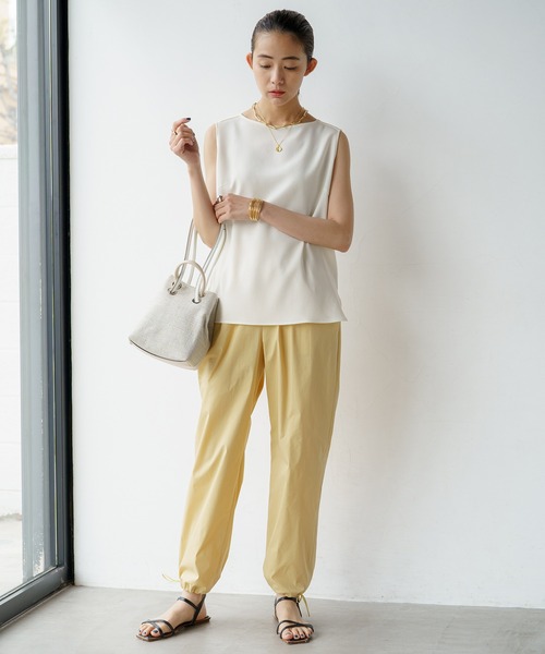 「LOUNGEDRESS」 ノースリーブブラウス FREE アイボリー レディース Loungedress 「LOUNGEDRESS」 ノースリーブブラウス FREE