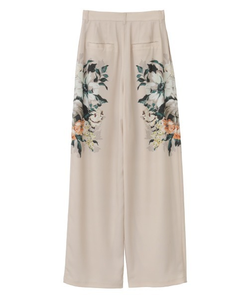 CLANE（クラネ）の「PANEL FLOWER PANTS（その他パンツ・レディース・アイボリー系・0/01/02）」の5枚目の写真