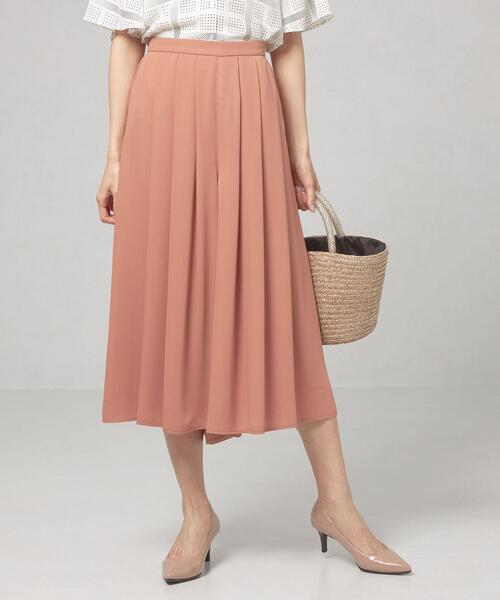 ＜closet story＞□CSC ダブルタック クロップド フレアパンツ -手洗い可能-