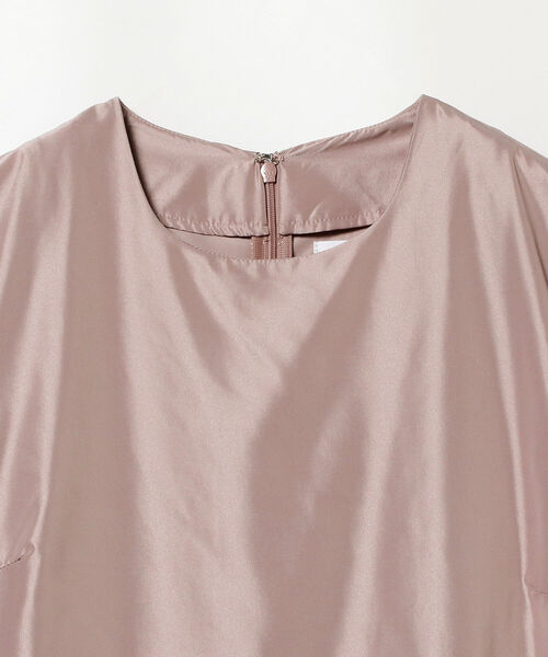 CAROLINA GLASER（カロリナ グレイサー）の「Aya × CAROLINA GLASER / 5分袖ボリューム ワンピース（ワンピース・レディース・ブラック/ピンク・ONE SIZE）」の6枚目の写真