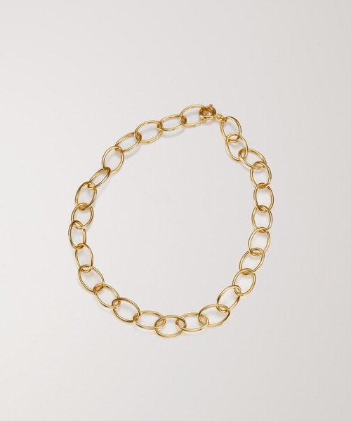 PAS TIERRA(パティエラ)の「-Chaine- 長丸ラージチェーンアンクレット(アンクレット・レディース・シルバー/イエローゴールド・FREE)」の6枚目の写真