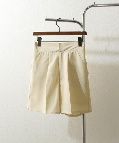 Chillfar（チルファー）の「リネンライクショートパンツ（その他パンツ・レディース・ブラック/オレンジ/グリーン/アイボリー/マスタード/グレイッシュベージュ・FREE）」の16枚目の写真