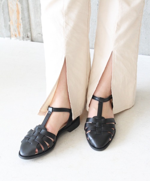 chocolates(チョコラテス)の「グルカサンダル【日本製】(サンダル・レディース・ブラック/アイボリー/ライトグレー/サンドベージュ・S/M/L/LL)」の3枚目の写真