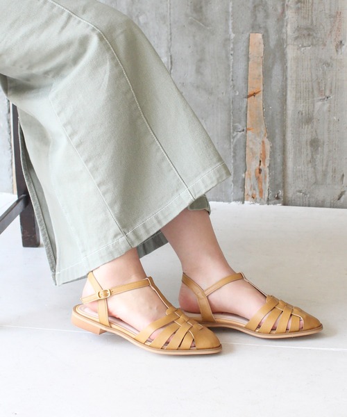 chocolates(チョコラテス)の「グルカサンダル【日本製】(サンダル・レディース・ブラック/アイボリー/ライトグレー/サンドベージュ・S/M/L/LL)」の9枚目の写真