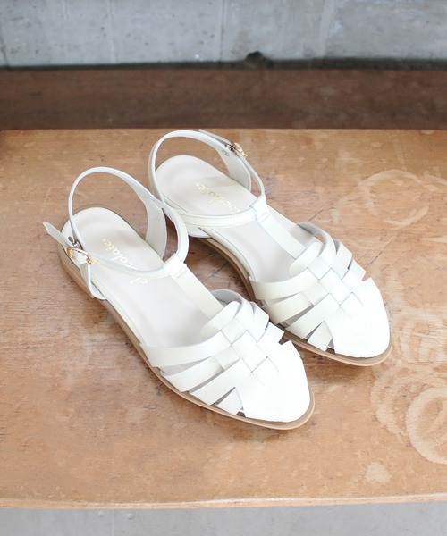 chocolates(チョコラテス)の「グルカサンダル【日本製】(サンダル・レディース・ブラック/アイボリー/ライトグレー/サンドベージュ・S/M/L/LL)」の11枚目の写真