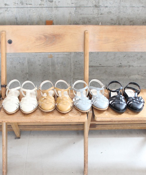 chocolates(チョコラテス)の「グルカサンダル【日本製】(サンダル・レディース・ブラック/アイボリー/ライトグレー/サンドベージュ・S/M/L/LL)」の18枚目の写真