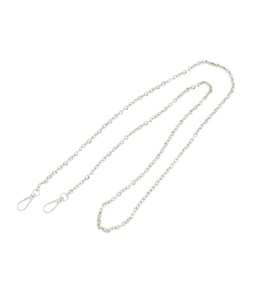 Bonjour Girl（ボンジュールガール）の「【Bonjour Girl】メッシュ×ナイロン巾着バッグ（ショルダーバッグ・レディース・ブラック/シルバー・FREE）」の8枚目の写真