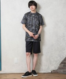 ARCADE（アーケード）の「吸水速乾 ドライ素材 上下セットアップ（ルームウェア/パジャマ・メンズ）」