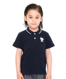 Design Tshirts Store graniph | シロ(クレヨンしんちゃん)|コラボキッズポロシャツ(ポロシャツ)