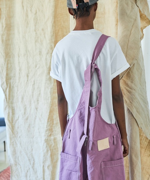 AlexanderLeeChang（アレキサンダーリーチャン）の「OVERALLS 21（サロペット/オーバーオール・メンズ・チャコールグレー/ベージュ/パープル・2/3）」の5枚目の写真