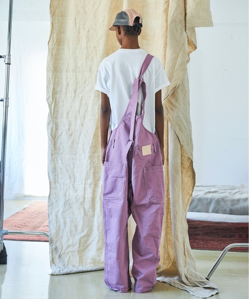 AlexanderLeeChang（アレキサンダーリーチャン）の「OVERALLS 21（サロペット/オーバーオール・メンズ・チャコールグレー/ベージュ/パープル・2/3）」の6枚目の写真