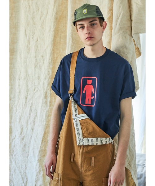 AlexanderLeeChang（アレキサンダーリーチャン）の「OVERALLS 21（サロペット/オーバーオール・メンズ・チャコールグレー/ベージュ/パープル・2/3）」の7枚目の写真