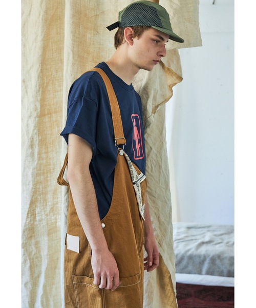 AlexanderLeeChang（アレキサンダーリーチャン）の「OVERALLS 21（サロペット/オーバーオール・メンズ・チャコールグレー/ベージュ/パープル・2/3）」の8枚目の写真