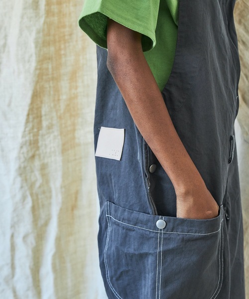 AlexanderLeeChang（アレキサンダーリーチャン）の「OVERALLS 21（サロペット/オーバーオール・メンズ・チャコールグレー/ベージュ/パープル・2/3）」の10枚目の写真