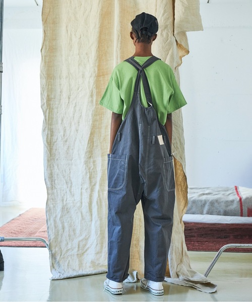 AlexanderLeeChang（アレキサンダーリーチャン）の「OVERALLS 21（サロペット/オーバーオール・メンズ・チャコールグレー/ベージュ/パープル・2/3）」の11枚目の写真