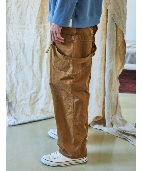 AlexanderLeeChang（アレキサンダーリーチャン）の「OVERALLS 21（サロペット/オーバーオール・メンズ・チャコールグレー/ベージュ/パープル・2/3）」の13枚目の写真