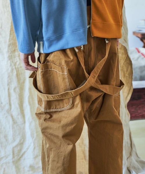 AlexanderLeeChang（アレキサンダーリーチャン）の「OVERALLS 21（サロペット/オーバーオール・メンズ・チャコールグレー/ベージュ/パープル・2/3）」の14枚目の写真