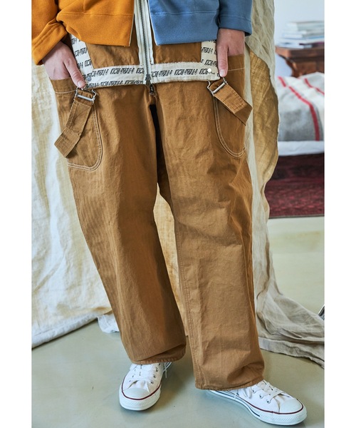 AlexanderLeeChang（アレキサンダーリーチャン）の「OVERALLS 21（サロペット/オーバーオール・メンズ・チャコールグレー/ベージュ/パープル・2/3）」の15枚目の写真