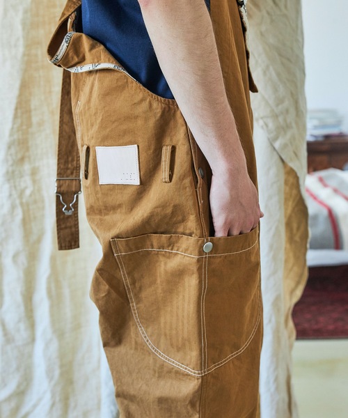 AlexanderLeeChang（アレキサンダーリーチャン）の「OVERALLS 21（サロペット/オーバーオール・メンズ・チャコールグレー/ベージュ/パープル・2/3）」の17枚目の写真