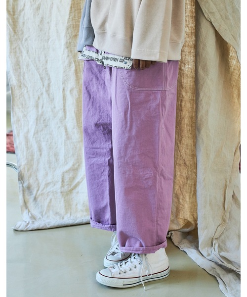 AlexanderLeeChang（アレキサンダーリーチャン）の「OVERALLS 21（サロペット/オーバーオール・メンズ・チャコールグレー/ベージュ/パープル・2/3）」の18枚目の写真