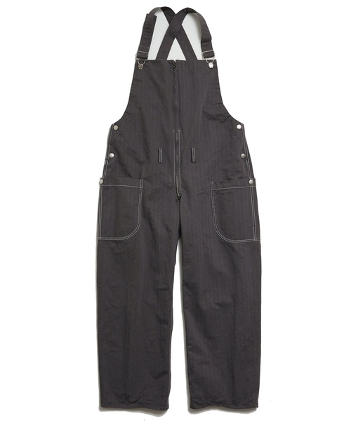 AlexanderLeeChang（アレキサンダーリーチャン）の「OVERALLS 21（サロペット/オーバーオール・メンズ・チャコールグレー/ベージュ/パープル・2/3）」の21枚目の写真