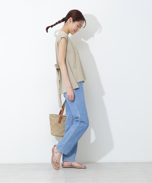 NATURAL BEAUTY BASIC（ナチュラルビューティーベーシック）の「ストレートデニム（デニムパンツ・レディース・ブルー/ネイビー・X-SMALL/MEDIUM/SMALL）」の19枚目の写真