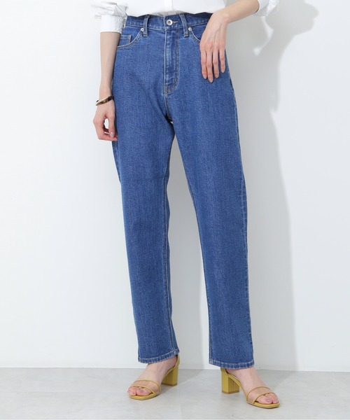 NATURAL BEAUTY BASIC（ナチュラルビューティーベーシック）の「ストレートデニム（デニムパンツ・レディース・ブルー/ネイビー・X-SMALL/MEDIUM/SMALL）」の10枚目の写真