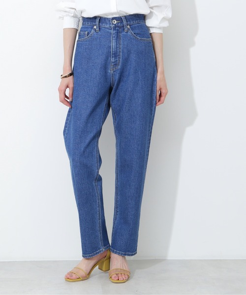 NATURAL BEAUTY BASIC（ナチュラルビューティーベーシック）の「ストレートデニム（デニムパンツ・レディース・ブルー/ネイビー・X-SMALL/MEDIUM/SMALL）」の11枚目の写真