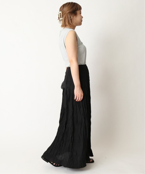 U by SPICK&SPAN(ユーバイスピックアンドスパン)の「シアーノースリーブプルオーバー◆(Tシャツ/カットソー・レディース・サックスブルー/アイボリー・FREE)」の18枚目の写真