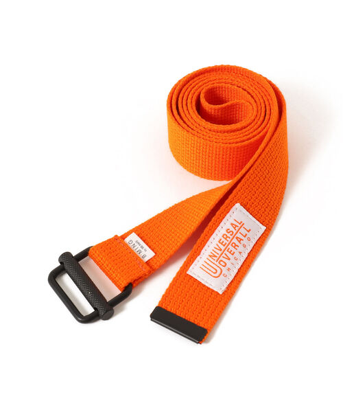 B:MING by BEAMS(ビーミングバイビームス)の「UNIVERSAL OVERALL × B:MING by BEAMS / 別注 CANVAS BELT(ベルト・メンズ・ブラック/オフホワイト/オリーブ/オレンジ/グレー・ONE SIZE)」の1枚目の写真