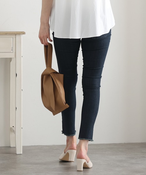 ElegChic(エレグシック)の「スキニーストレッチデニムパンツ(デニムパンツ・レディース・ブルー/ワンウォッシュ/ネイビー・4L/M/L/XXL/XL)」の9枚目の写真